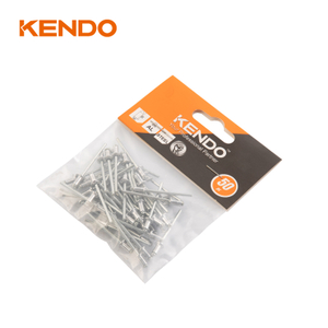 Rivets semi-creux en métal scellés à tête ronde 50pc pour cuirs